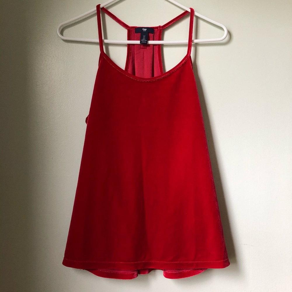 NWOT GAP Velvet Racerback Tank